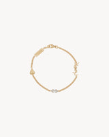 Céline Heart Charm Bracelet